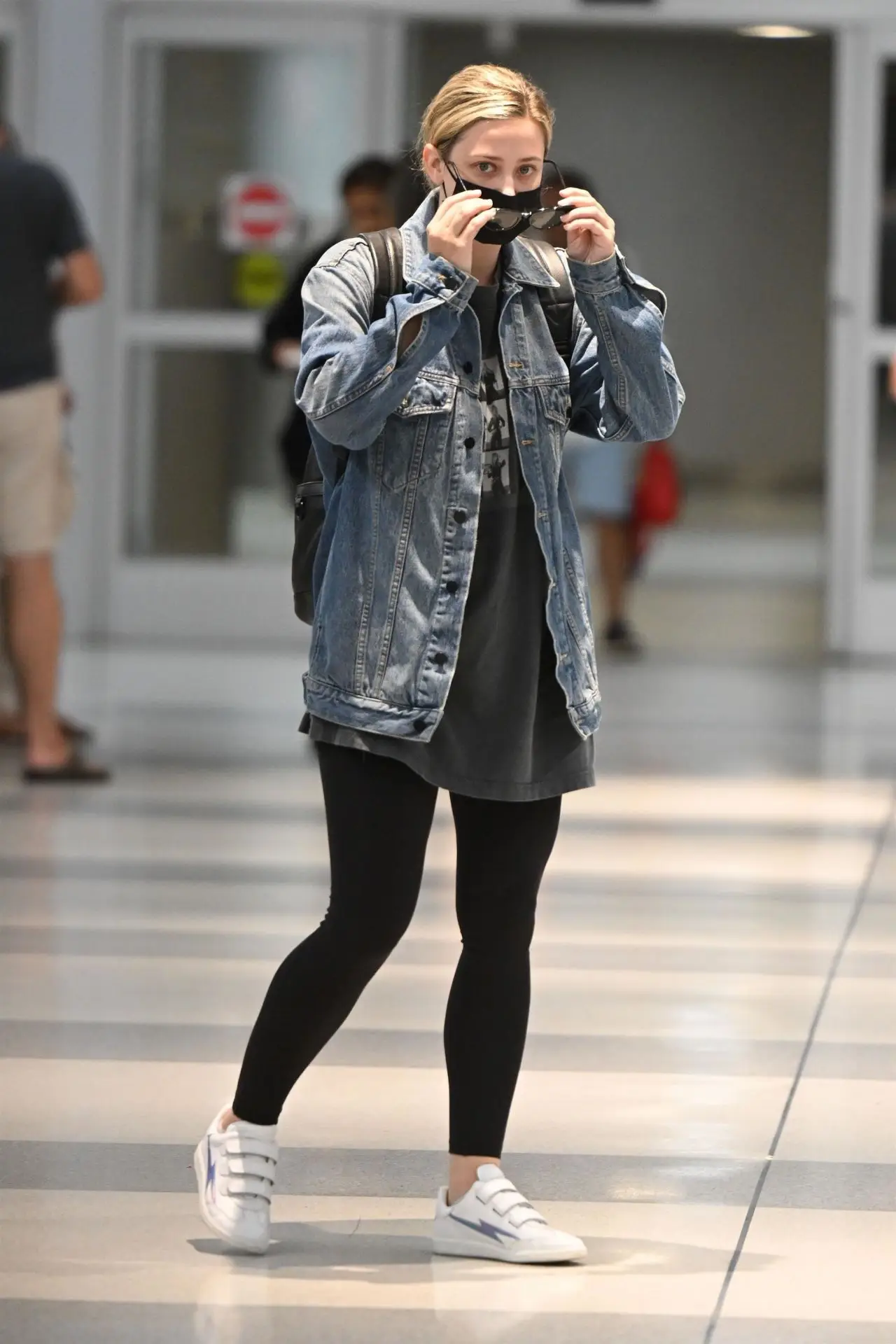 Lili Reinhart Stills at JFK Airport in New York4